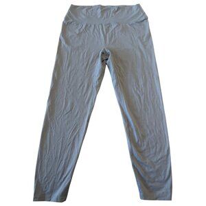 Lululemon Womens High-Waist Gray Leggings Size 12 Nylon Lycra Blend‎ Stretchy